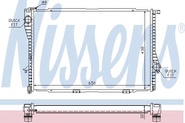 Купить запчасть NISSENS - 60648A 