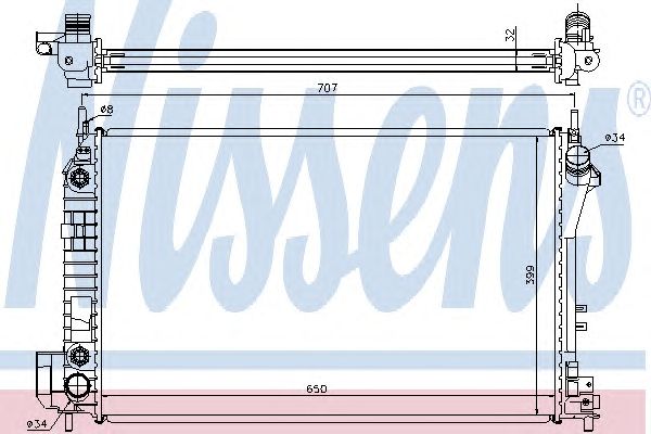 Купить запчасть NISSENS - 63023A 