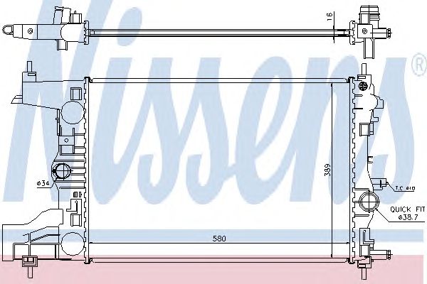 Купить запчасть NISSENS - 630727 