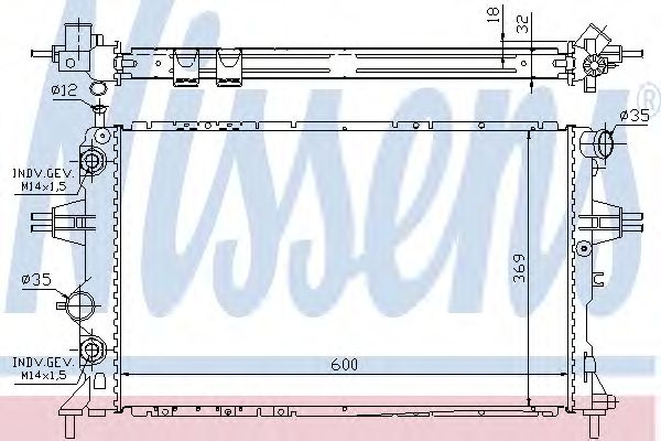 Купить запчасть NISSENS - 63247A 