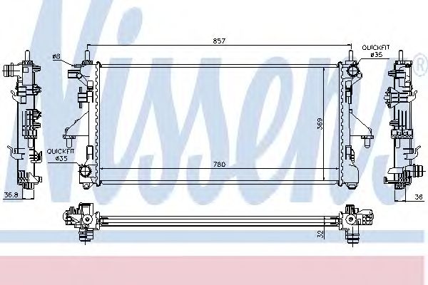 Купить запчасть NISSENS - 63556 