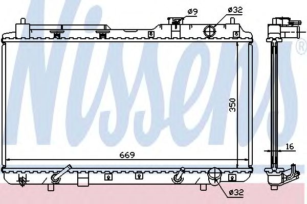 Купить запчасть NISSENS - 681021 