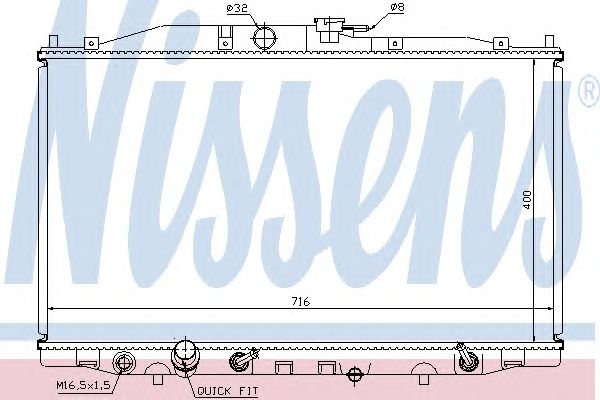 Купить запчасть NISSENS - 68112 