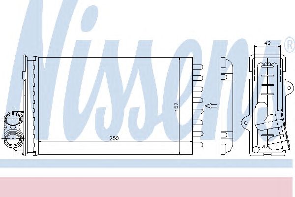 Купить запчасть NISSENS - 72935 