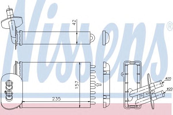 Купить запчасть NISSENS - 73977 