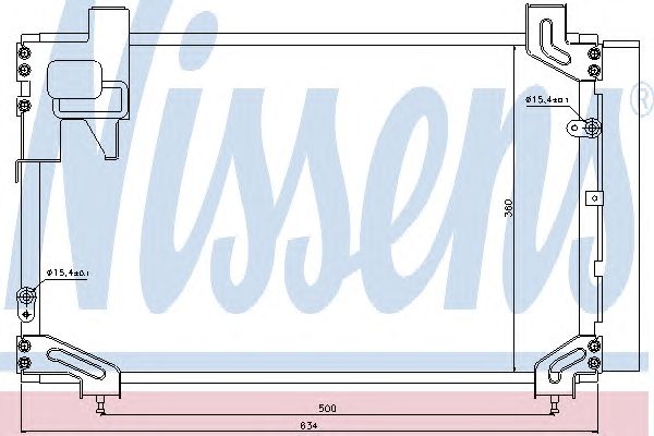 Купить NISSENS 940020 Радиатор кондиционера