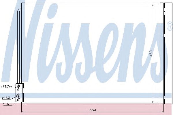 Купить NISSENS 940110 РАДИАТОР КОНДИЦИОНЕРА F01 _