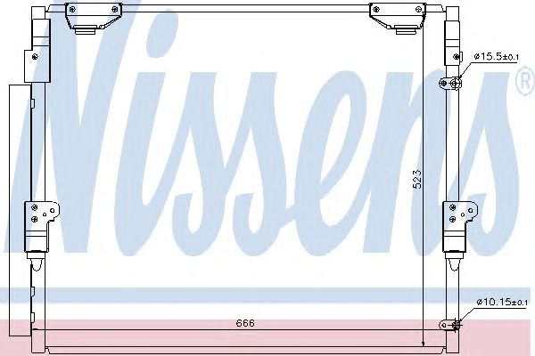 Купить NISSENS 940304 Радиатор кондиционера