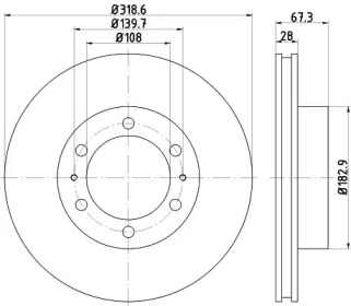 Купить запчасть NISSHINBO - ND1023K 