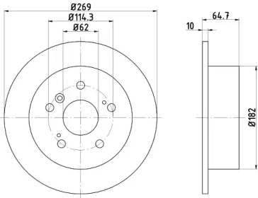 Купить запчасть NISSHINBO - ND1037K 