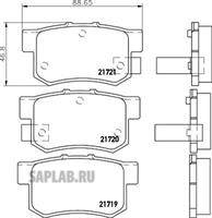 Купить NISSHINBO PF8397 Тормозные колодки задние
