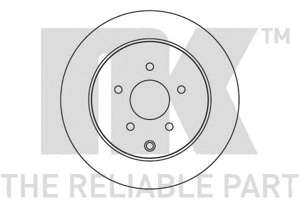 Купить NK 202271 Диск тормозной 202271