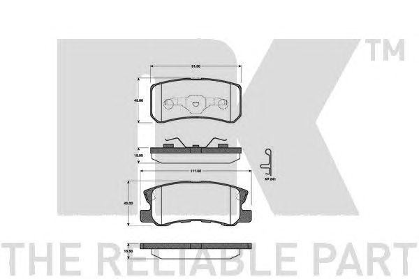 Купить запчасть NK - 223025 