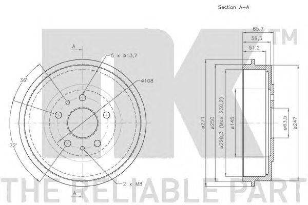 Купить запчасть NK - 252543 