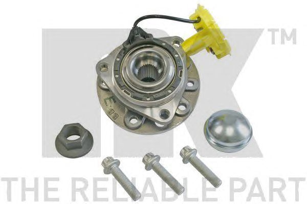 Купить NK 753632 Ступица колеса в сборе передняя (с ABS, 5 отверстий колеса) OPEL Astra H 04- Zafira B 05- 753632
