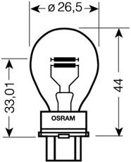 Купить запчасть OSRAM - 3157 