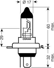 Купить OSRAM 64196TSP Лампа г/с H4 (75/70W) P43t Truckstar PRO 24V 64196TSP 4008321785046