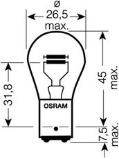 Купить запчасть OSRAM - 7537 