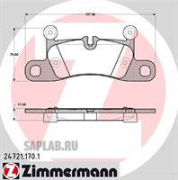 Купить OTTO ZIMMERMANN 247211701 Колодки тормозные
