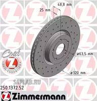 Купить ZIMMERMANN 250.1372.52 Тормозной диск