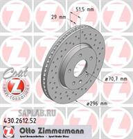 Купить ZIMMERMANN 430.2612.52 Торм.диск пер.вент.[396x29]