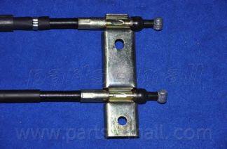 Купить PARTS MALL PTD-030 Трос ручного тормоза SSANGYONG REXTON 02-06 диск. PTD-030