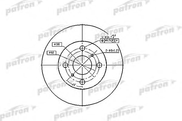 Купить PATRON PBD1423 Диск тормозной PBD1423