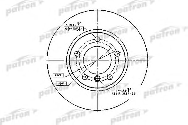 Купить запчасть PATRON - PBD1537 