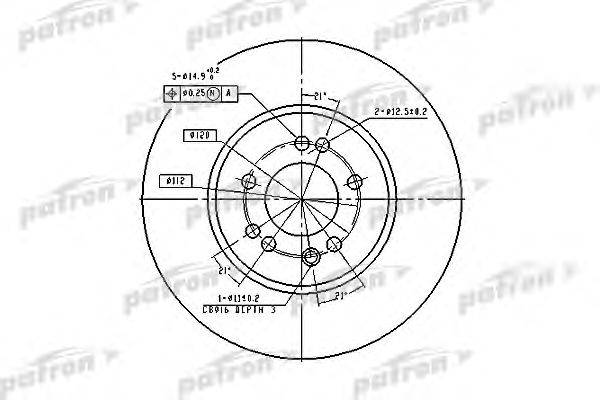 Купить запчасть PATRON - PBD1585 