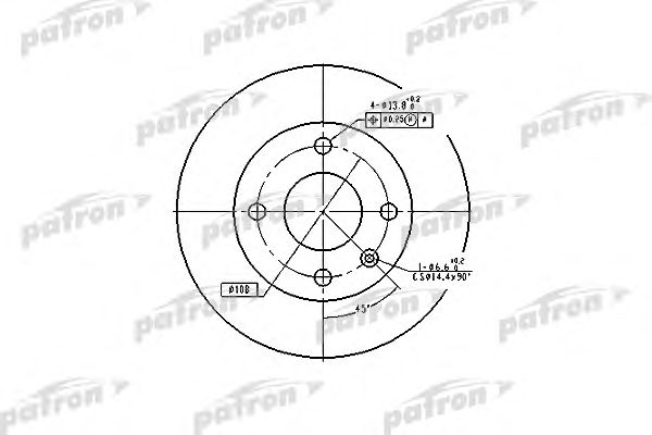 Купить запчасть PATRON - PBD1658 