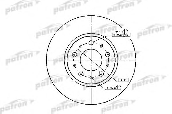 Купить PATRON PBD1697 Диск тормозной PBD1697