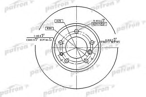 Купить запчасть PATRON - PBD2556 