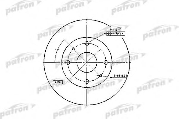 Купить запчасть PATRON - PBD2576 