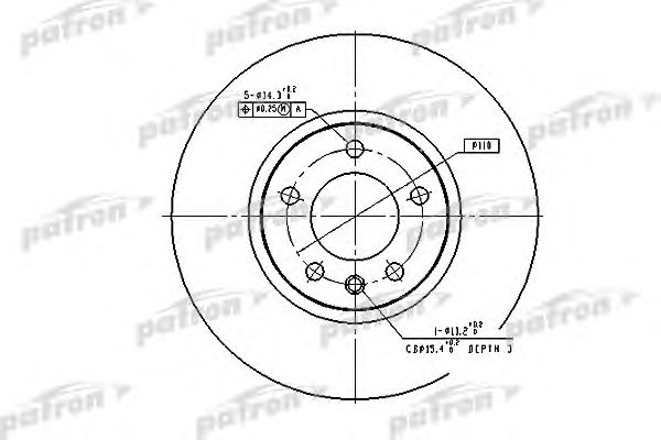 Купить запчасть PATRON - PBD2645 