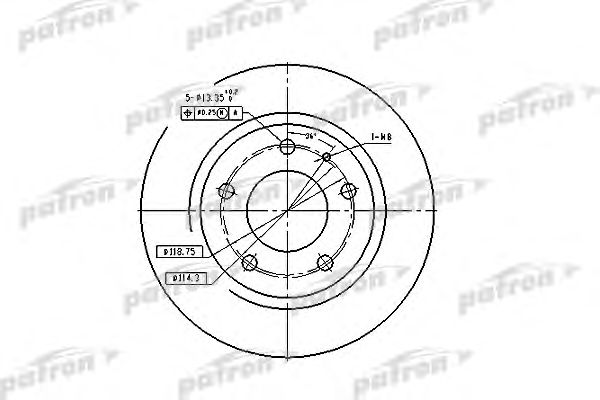 Купить запчасть PATRON - PBD2705 