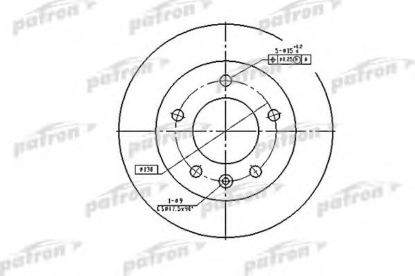 Купить запчасть PATRON - PBD2790 