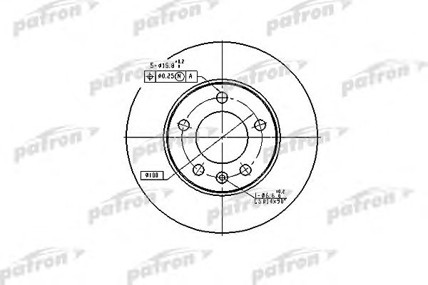 Купить PATRON PBD2805 Диск тормозной задн PBD2805