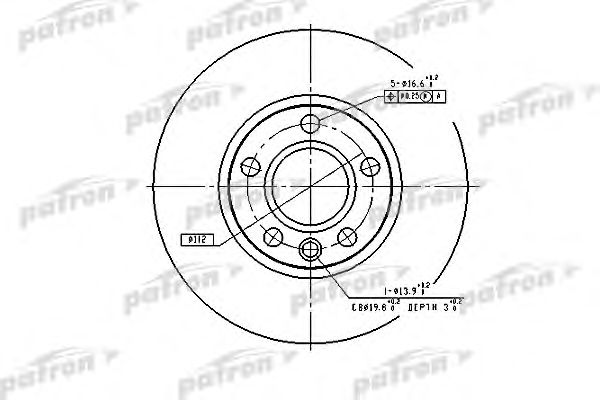 Купить запчасть PATRON - PBD2809 