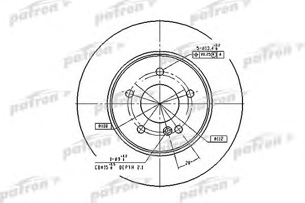 Купить PATRON PBD2813 ДИСК ТОРМОЗНОЙ ЗАД *