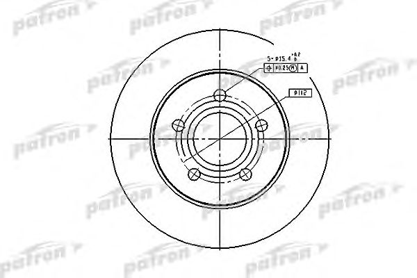 Купить PATRON PBD4045 Диск тормозной передн PBD4045