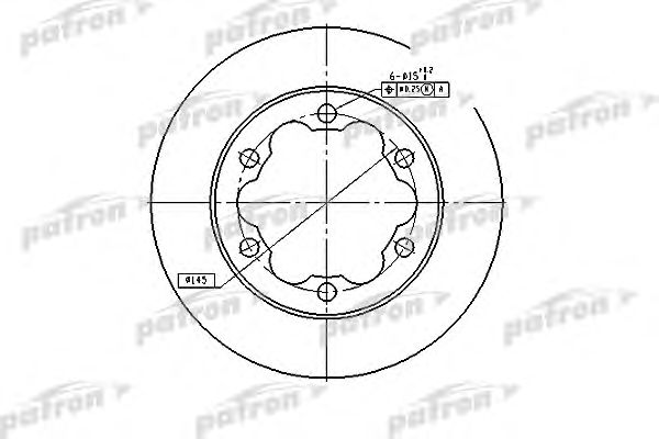 Купить PATRON PBD4089 Диск тормозной задн PBD4089