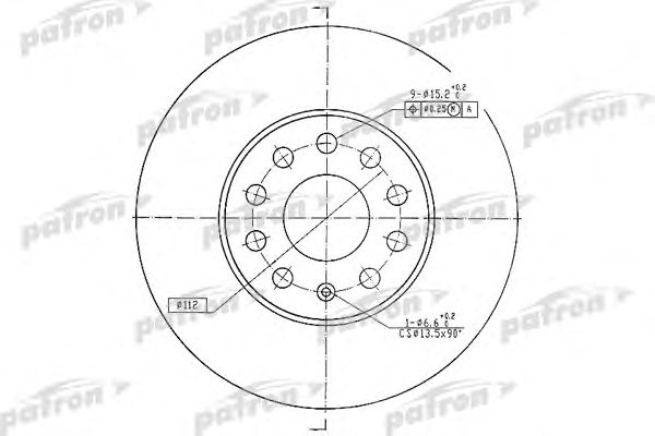 Купить PATRON PBD4295 Диск тормозной передн PBD4295