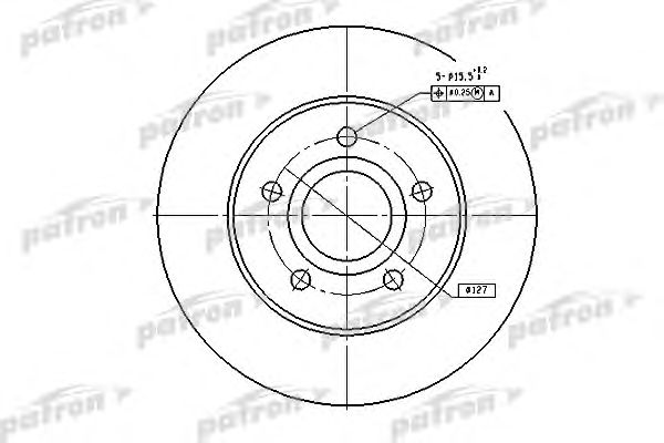 Купить PATRON PBD5118 Диск тормозной передн PBD5118