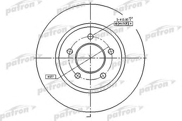 Купить PATRON PBD53019 Диск тормозной передн PBD53019
