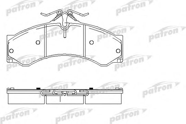 Купить PATRON PBP1043 КОЛОДКИ ПЕРЕДНИЕ 902