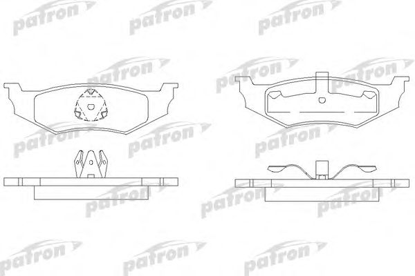 Купить PATRON PBP1099 Колодки тормозные PBP1099