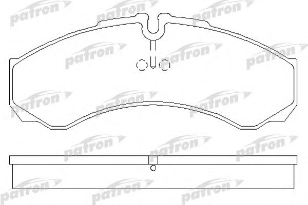 Купить PATRON PBP1102 Колодки тормозные PBP1102