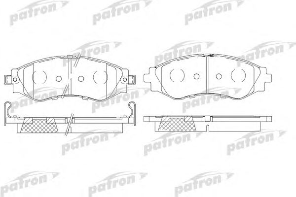 Купить PATRON pbp1116 Колодки тормозные дисковые
