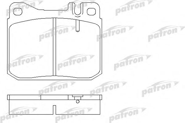 Купить PATRON PBP129 Колодки тормозные дисковые передн VW: LT 28 I автобус 75-96, LT 28-35 I c бортовой платформой 75-96, LT 28-35 I фургон 75-96, LT 40-55 I c бортовой платформой 75-96, LT 40-