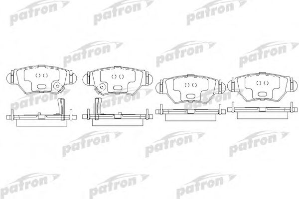 Купить PATRON PBP1294 Колодки тормозные дисковые задн PBP1294